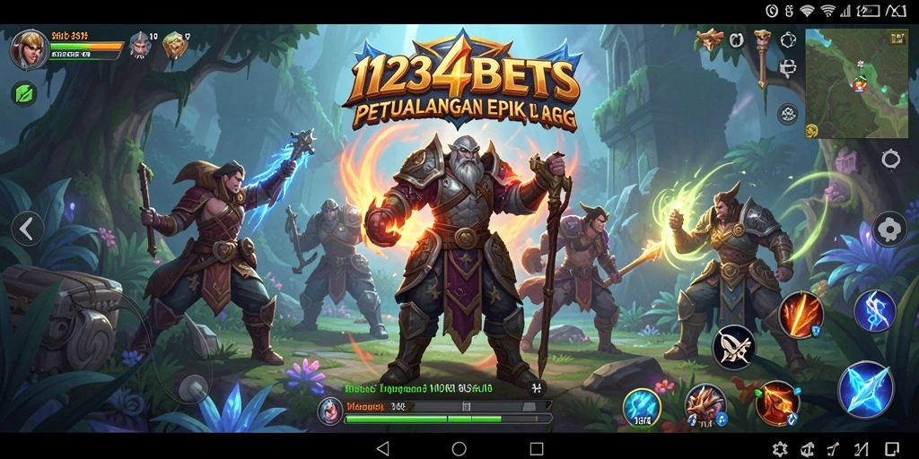Screenshoot 1234BETS menampilkan petualangan dan pertarungan RPG yang mendebarkan.