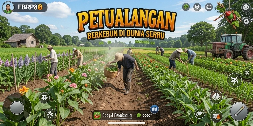 Screenshot FBRP88 menampilkan petualangan berkebun yang menarik.