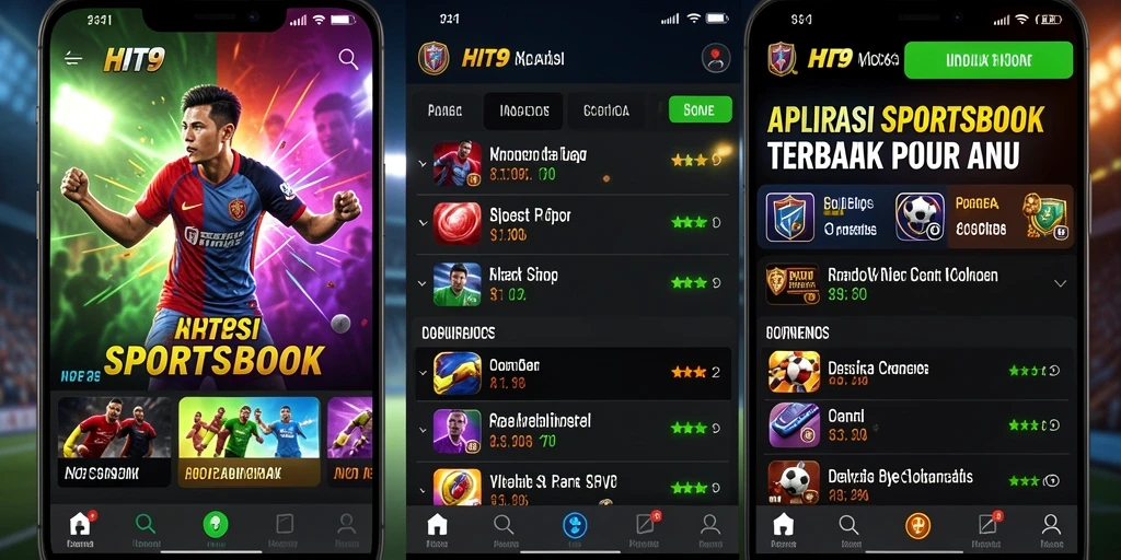 Tampilan gameplay HIT9 yang menarik dan interaktif dalam dunia Sportsbook.