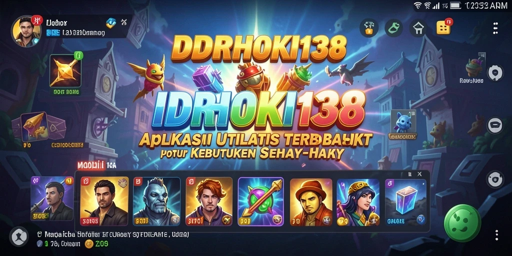 Screenshot utama IDRHOKI138 menampilkan antarmuka aplikasi yang ramah pengguna.