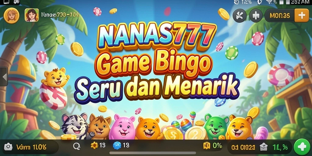 Tampilan gameplay seru dengan elemen Bingo yang menarik.