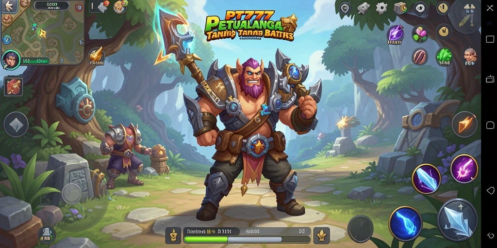Screenshot utama gameplay ARPG PT777 yang menakjubkan.