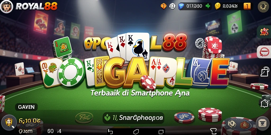 Tampilan gameplay seru di ROYAL88, aplikasi Gaple yang mengasyikkan.