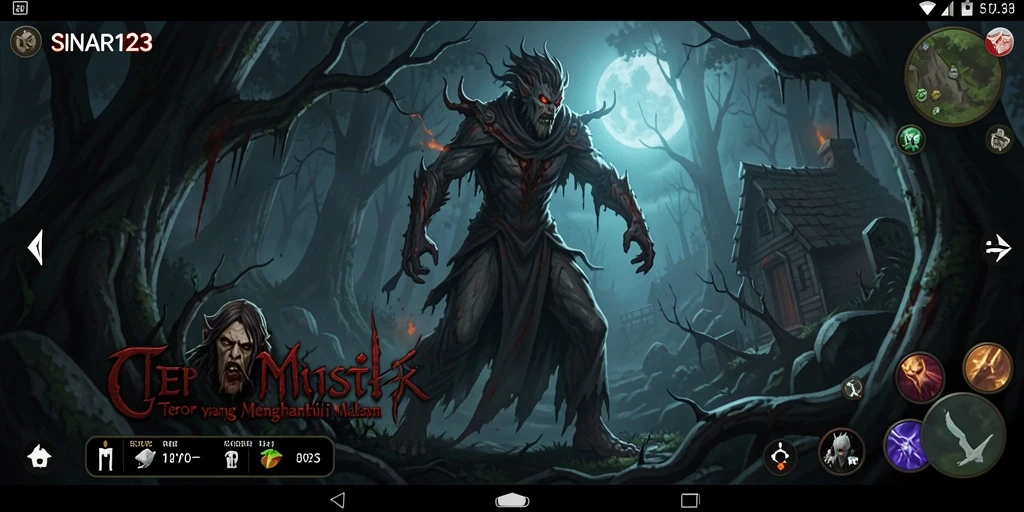 Gameplay menakutkan dengan elemen horor yang mendalam.