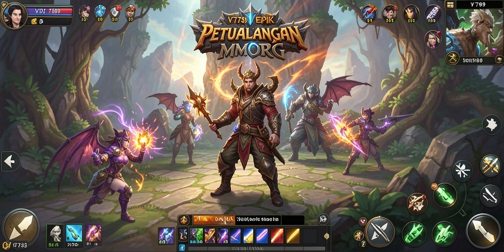 Gameplay seru dan interaktif dalam dunia MMORPG VT789.